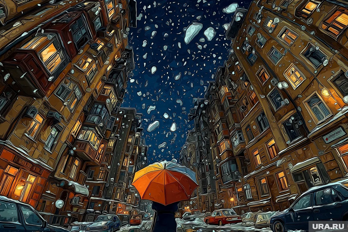 Снег и дождь продолжатся приблизительно до середины дня