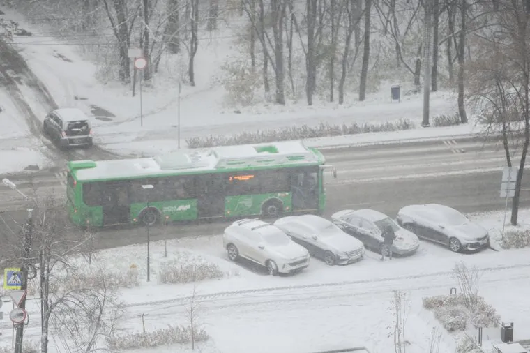 Снегопад. Челябинск