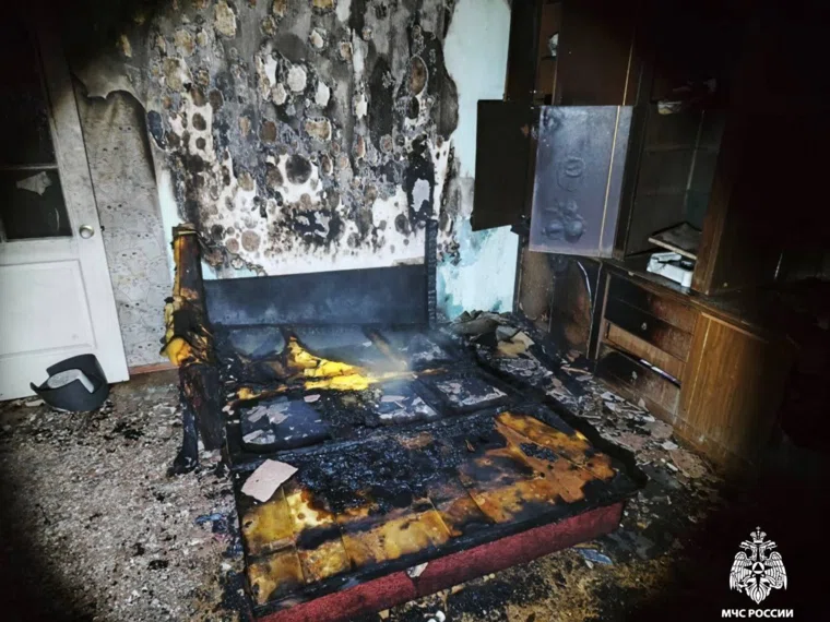 Причиной пожара могло быть неосторожное обращение с огнем, сообщили в МЧС
