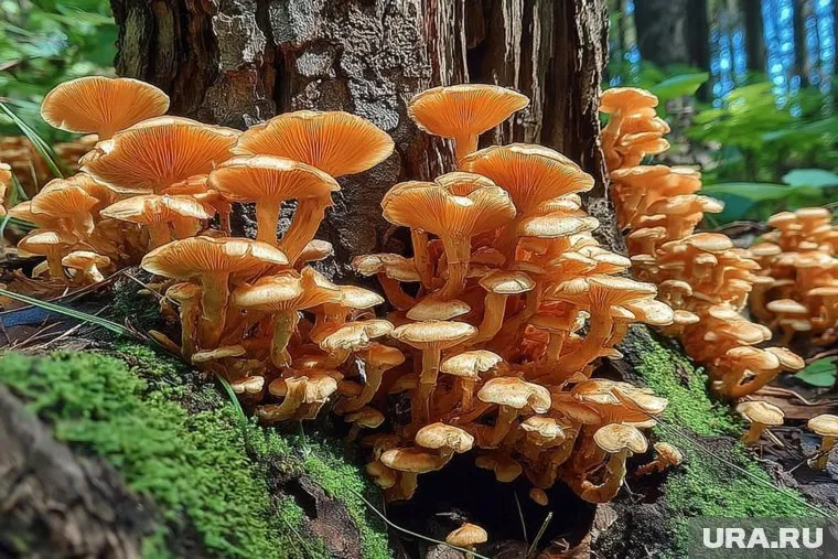 Опята часто растут большими группами, так что где один гриб - там и еще десять