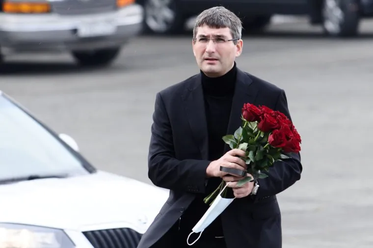 Прощальная церемония с Николаем Малых в здании Дворца культуры имени И.В. Окунева. Свердловская область, Нижний Тагил