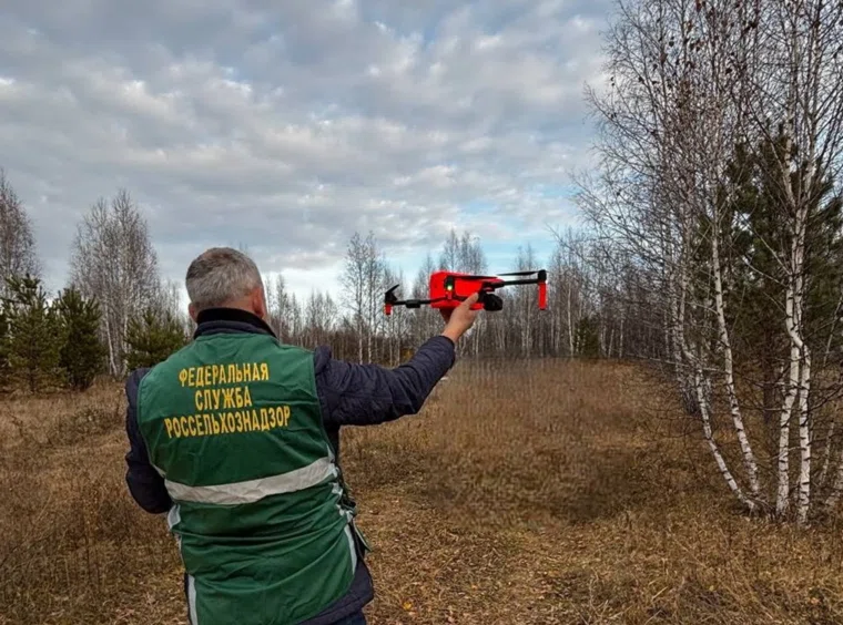 Беспилотник оперативно показал обстановку на сельскохозяйственных участках