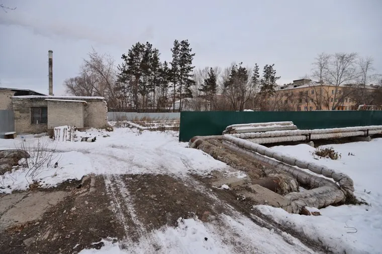 Здание бывшего морга на территории городской больницы №2. Курган