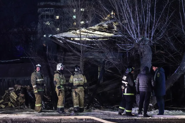 Пожар на улице Гоголя. Курган