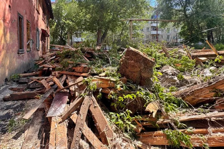 Дома под снос по улице Томина. Курган