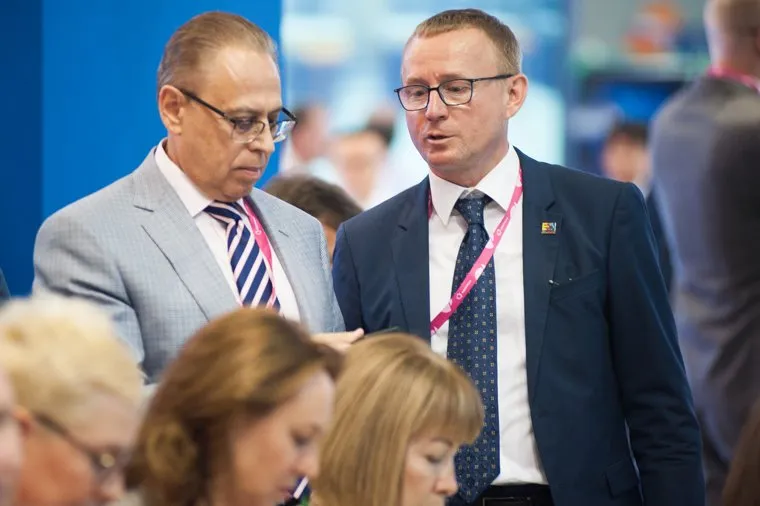 ИННОПРОМ-2018. Второй день международной выставки. Екатеринбург, тушин сергей, ходоровский михаил