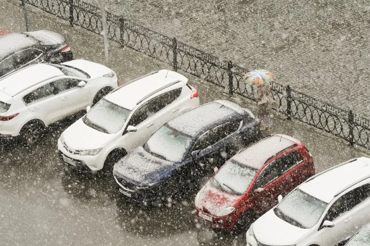 Снегопад. Челябинск