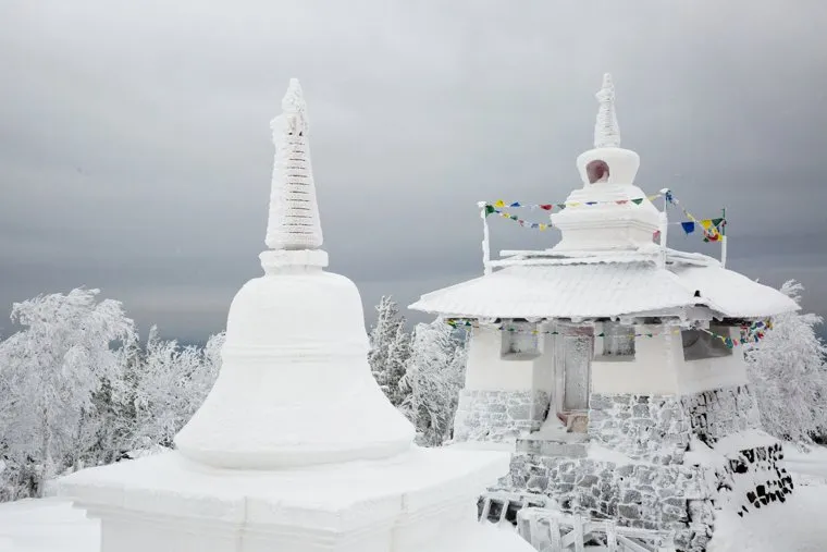 Буддистский монастырь Шедруб Линг. Качканар, буддизм, ступа, шедруб линг