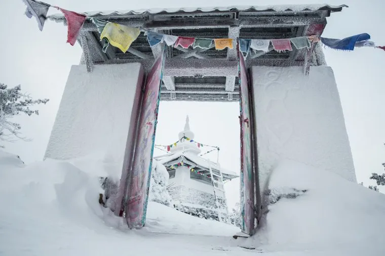 Буддистский монастырь Шедруб Линг. Качканар, шедруб линг, ступа буддистская