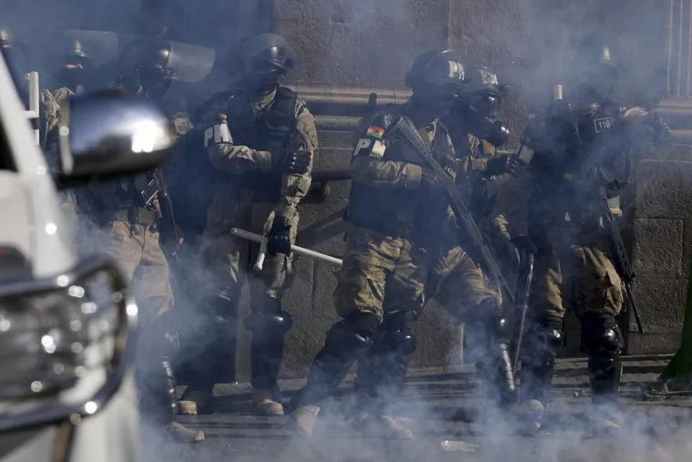 Переворот в Боливии: фото 