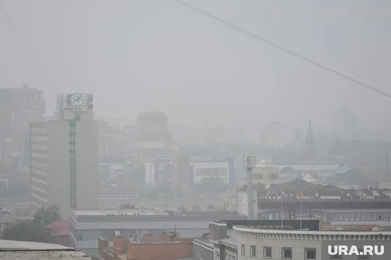 Горожане пожаловались на смог и запах гари с утра