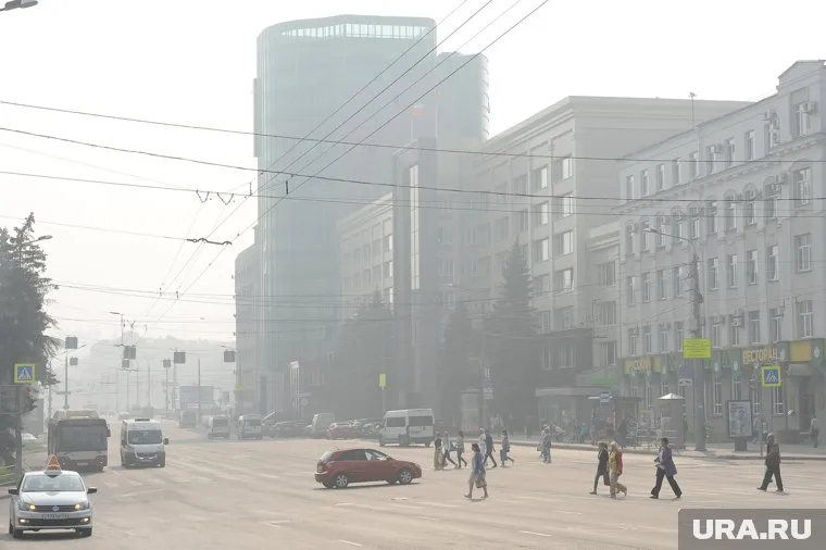 За прошедший день концентрация гари в Челябинске ощутимо возросла