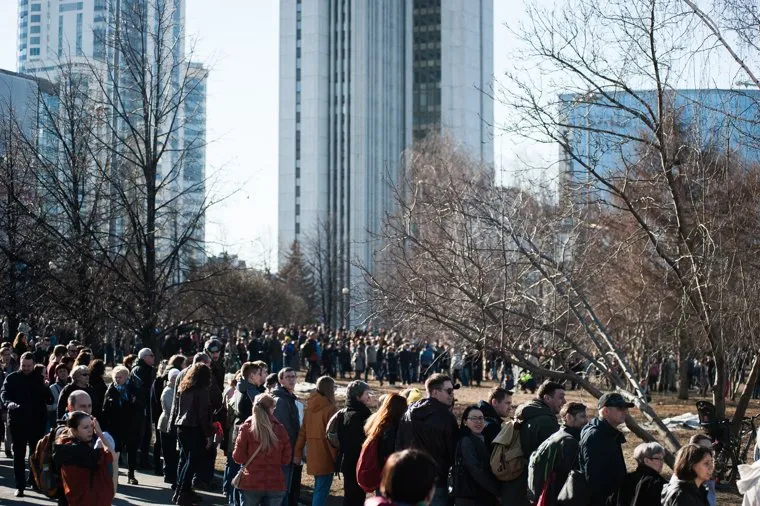 «Перекличка» в сквере на Октябрьской площади. Екатеринбург