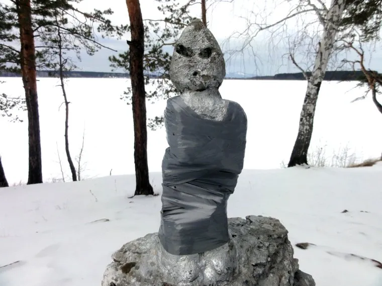 Кыштым. Интервью со следователем Бендлиным, памятник инопланетянину Алешеньке, памятник алешеньке, памятник кыштымскому инопланетянину