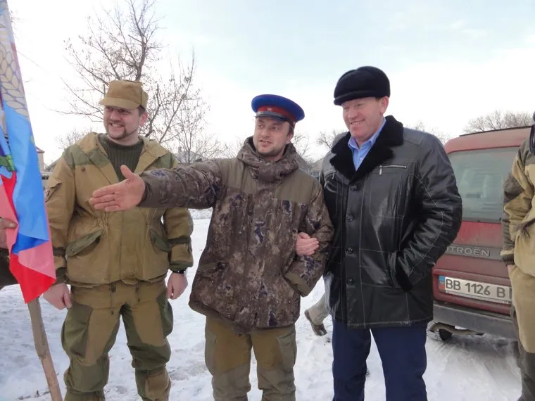 Экс премьер ЛНР Геннадий Цыпкалова, экс председатель Народного Совета ЛНР Алексей Карякин и Коммунист Виталий Киселев, цыпкалов  геннадий