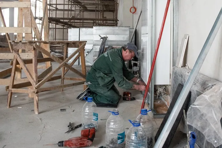 Строительная площадка культурно-просветительского центра «Эрмитаж-Урал». Екатеринбург