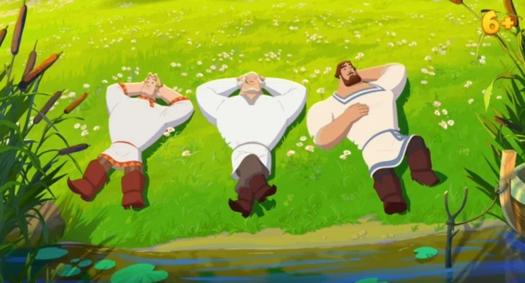 В новой части «Трех богатырей» каждый из героев ждет пополнения в семье