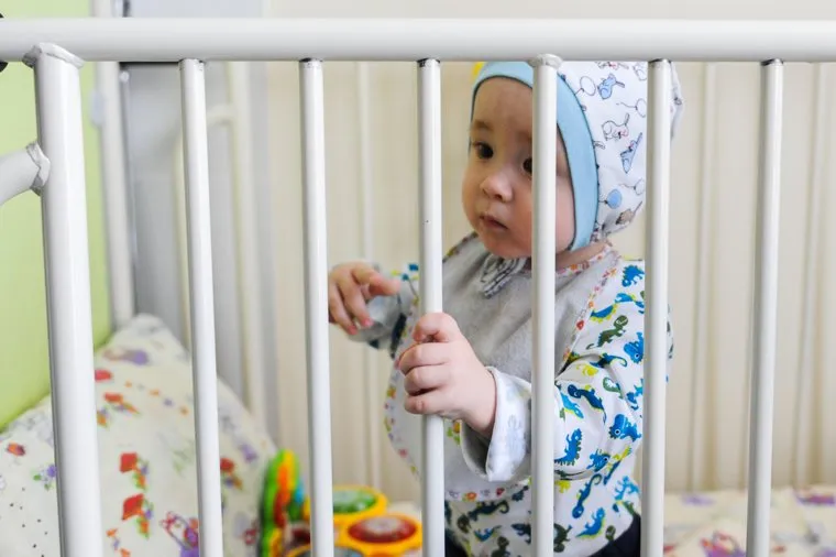 Фокин Ваня в реабилитационном отделении ЧОДКБ. Челябинск