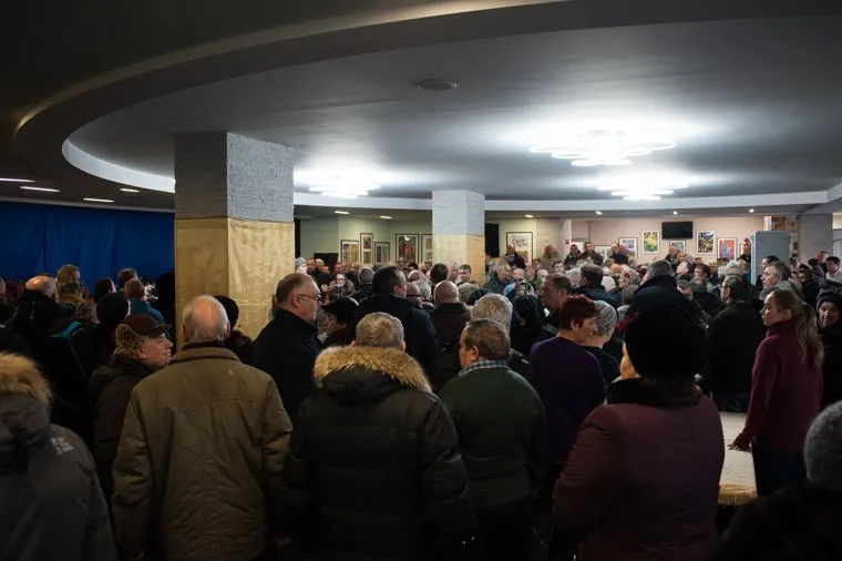 Прощания с бывшим гендиректором Завода имени Калинина Александром Тизяковым. Екатеринбург