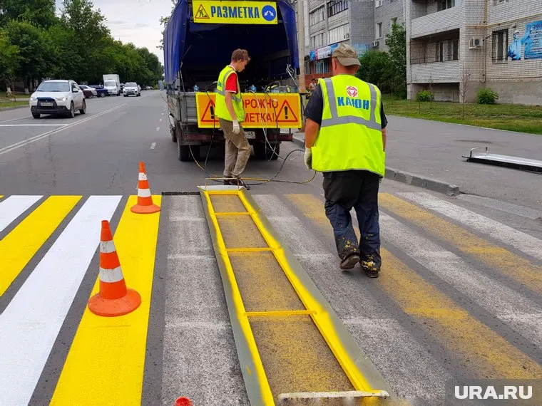 Жители Заозерного района Кургана пожаловались на отсутствие дорожной разметки