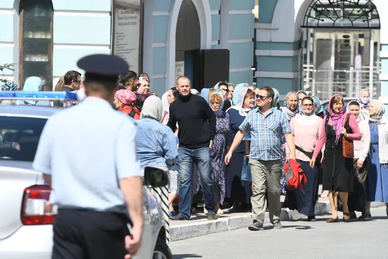 Третье заседание церковного суда над схиигуменом Сергием. Необр