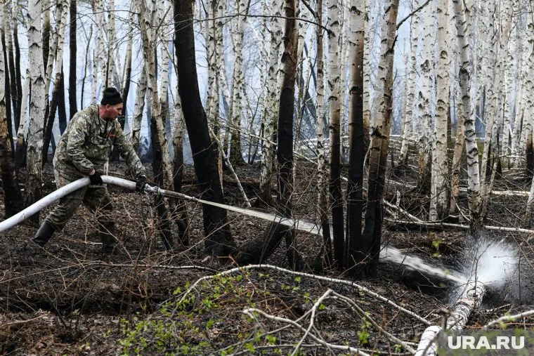 Пожар в поселке Первомайский полностью ликвидирован
