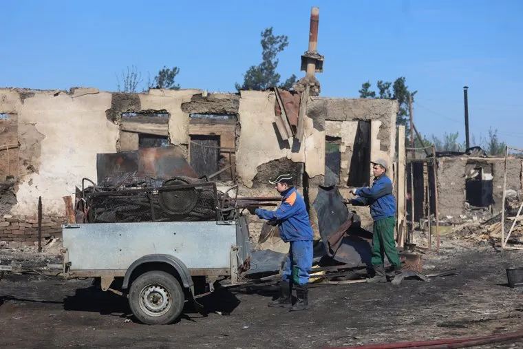 Майские пожары в Курганской области 2023 год: фото, видео