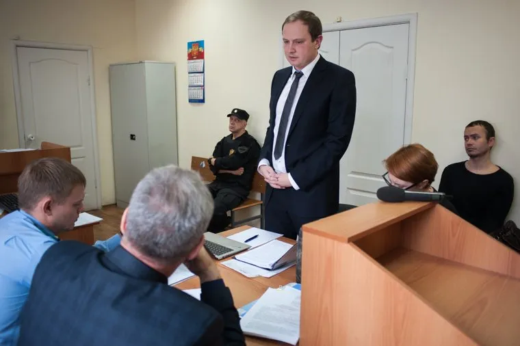 Слушание по делу о клевете в отношении бывшего генерального прокурора России Юрия Скуратова. Екатеринбург