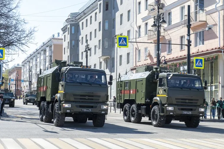 Парад.Бессмертный полк. Пермь