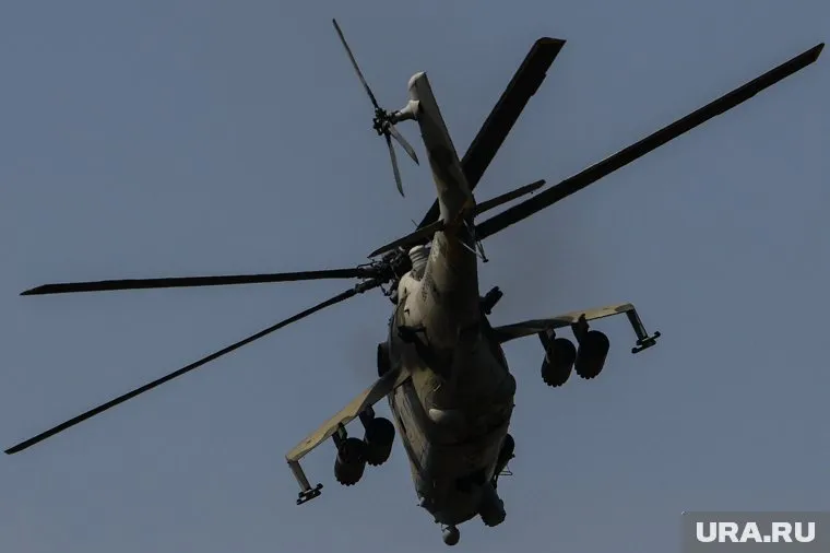 Вертолетчики быстро и четко отработали по позициям ВСУ