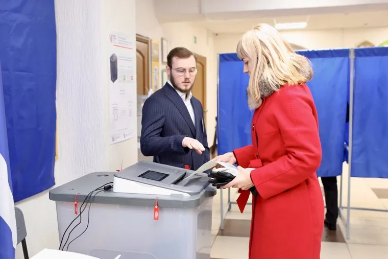 Выборы и голосование на участке. Тюмень