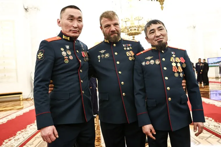 Президент России Владимир Путин на вручении наград Героям России в Кремле. Москва