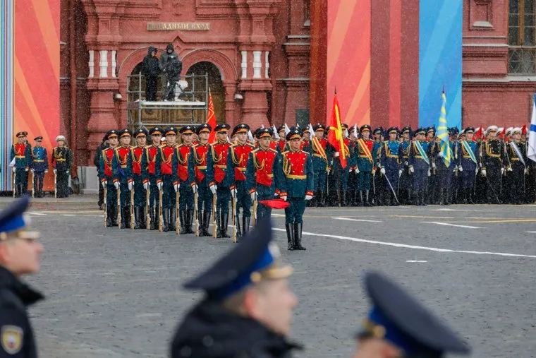 Парад Победы на Красной Площади в Москве. 9 мая 2024