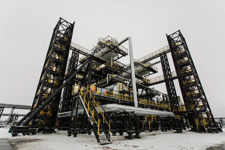 Церемония ввода в эксплуатацию комплекса месторождений Эргинского кластера в Кондинском районе. Ханты-Мансийск