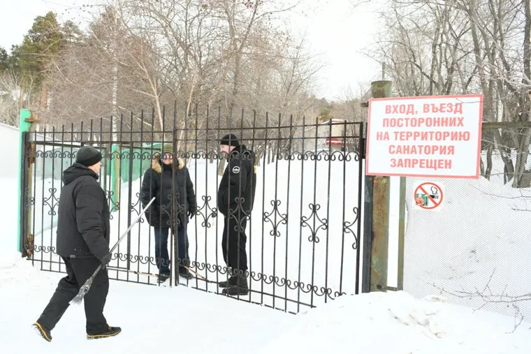 Возле санатория Бодрость