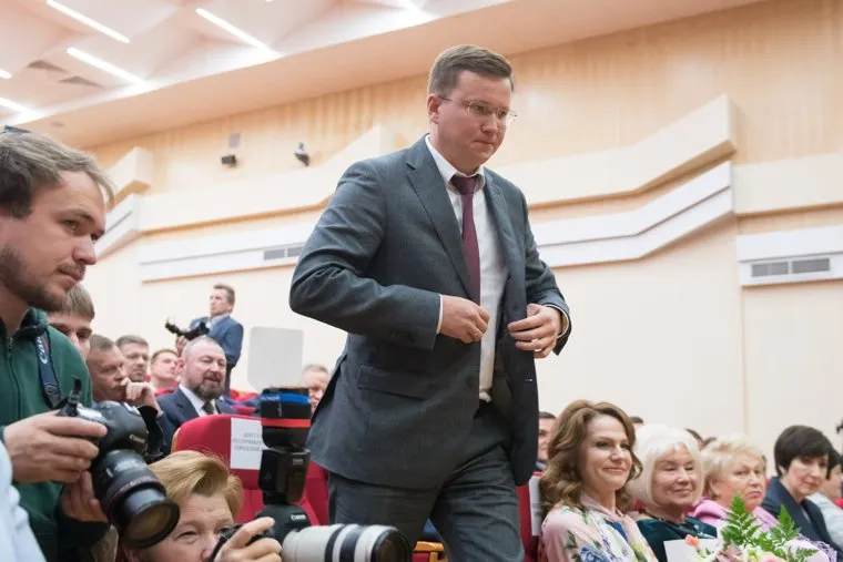 Вручение мандатов депутатам седьмого созыва Екатеринбургской городской Думы. Екатеринбург