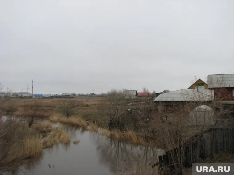 Река Поцелуйка в Каргаполье, куда кожевенный завод сливал токсичные отходы (архивное фото)