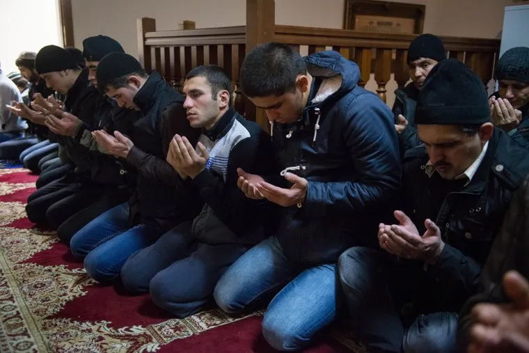 Курбан-байрам в Екатеринбурге, мечеть на  ул. Димитрова, 15.