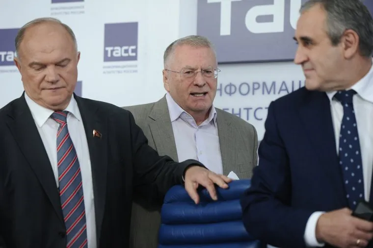 Медиафорум "Регионы России". Москва, зюганов геннадий, жириновский владимир