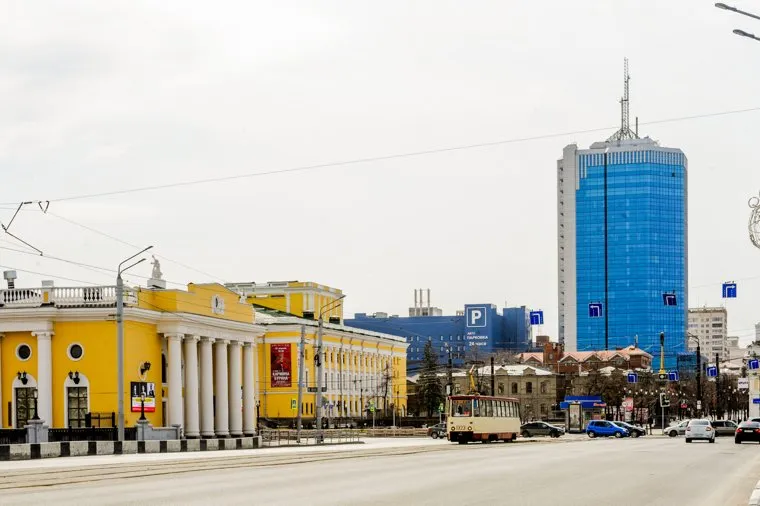 Пустой город. Обстановка в городе во время эпидемии коронавируса.. Челябинск