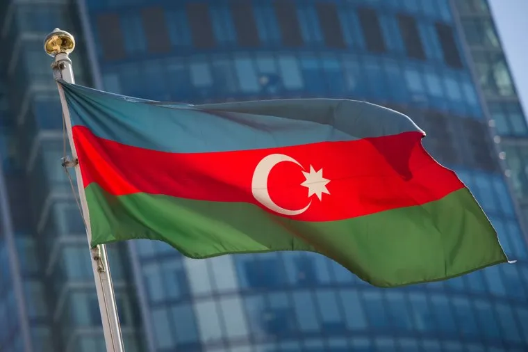 Генконсульство Азербайджана в Екатеринбурге, флаг азербайджана