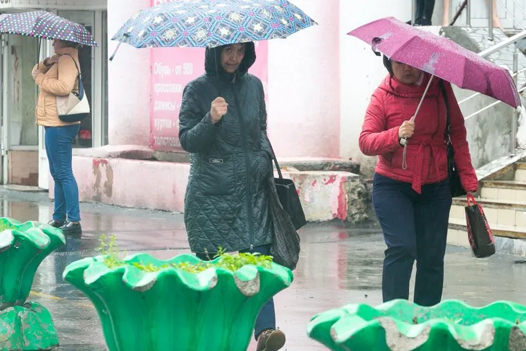 Дождливая погода. Тюмень