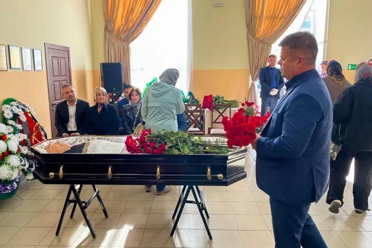 Похороны Аминова . Челябинск