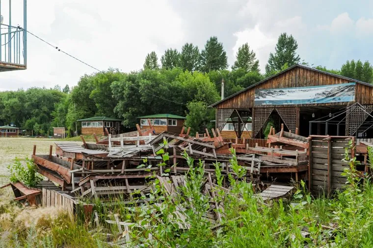 Частный пляж «Белый парус». Челябинск