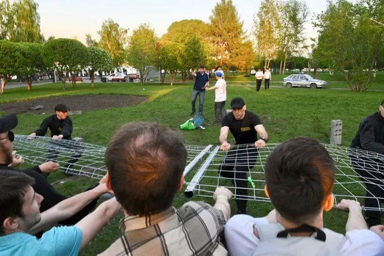 Первый день протестов против строительства храма Св. Екатерины в сквере около драмтеатра. Екатеринбург