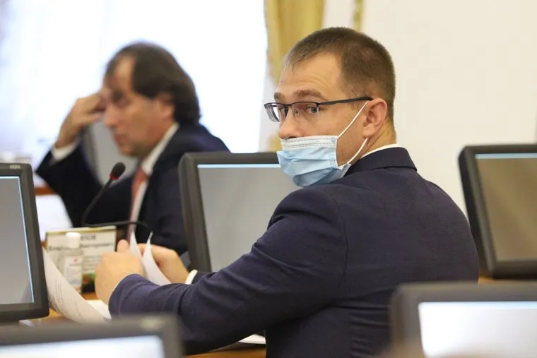 Полпред Президента РФ в УрФО Николай Цуканов на заседании правительства. Курган