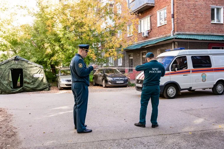 Обрушение душевой. Пермь