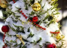 Как Тюмень украсили к Новому году