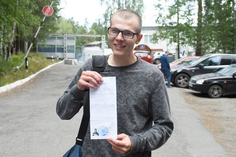 Владислав Рябухин выходит на свободу. Свердловская область, Решеты