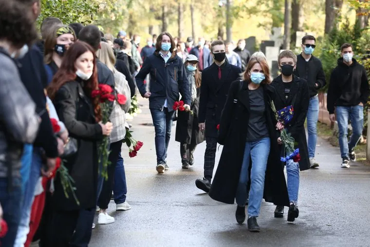 Прощание с Максимом Марцинкевичем. Москва